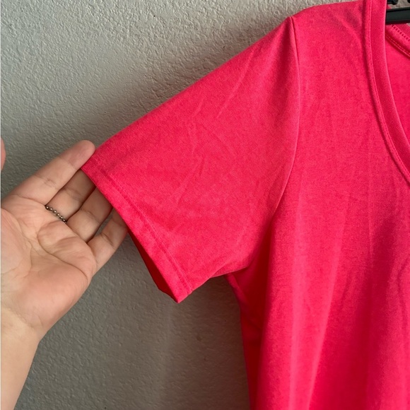 Nike Neon Pink Dry Fit Short Sleeve Tee M - Picture 4 of 8